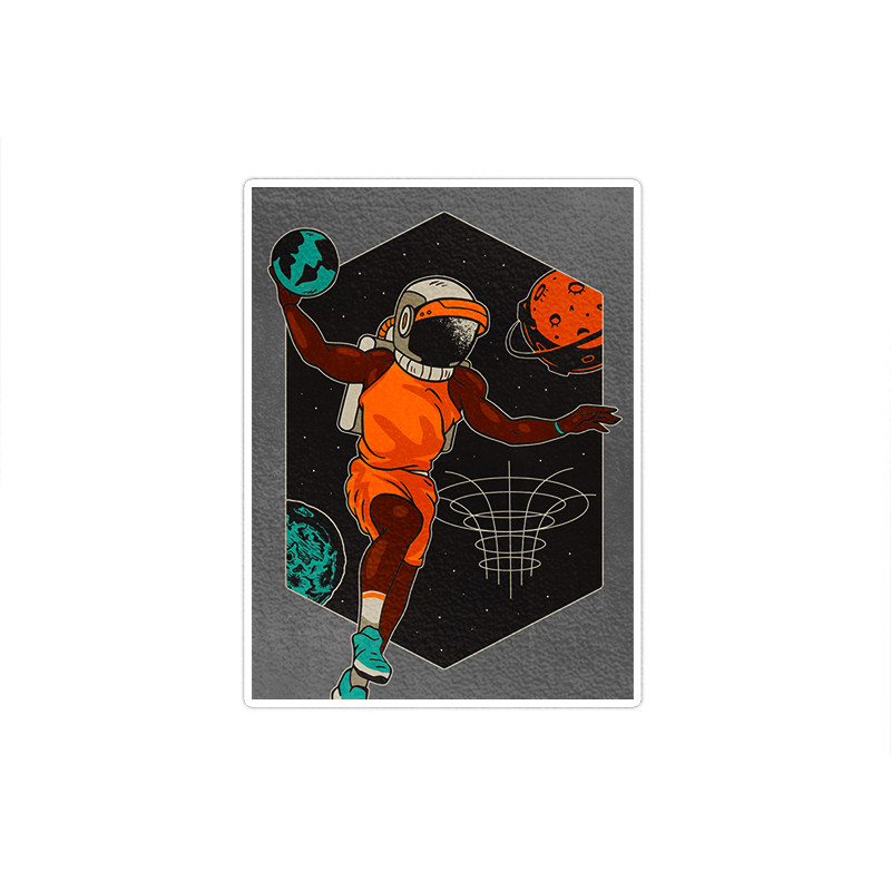 استیکر تزئینی موبایل و تبلت ماسا دیزاین مدل stkv078 طرح فضانورد