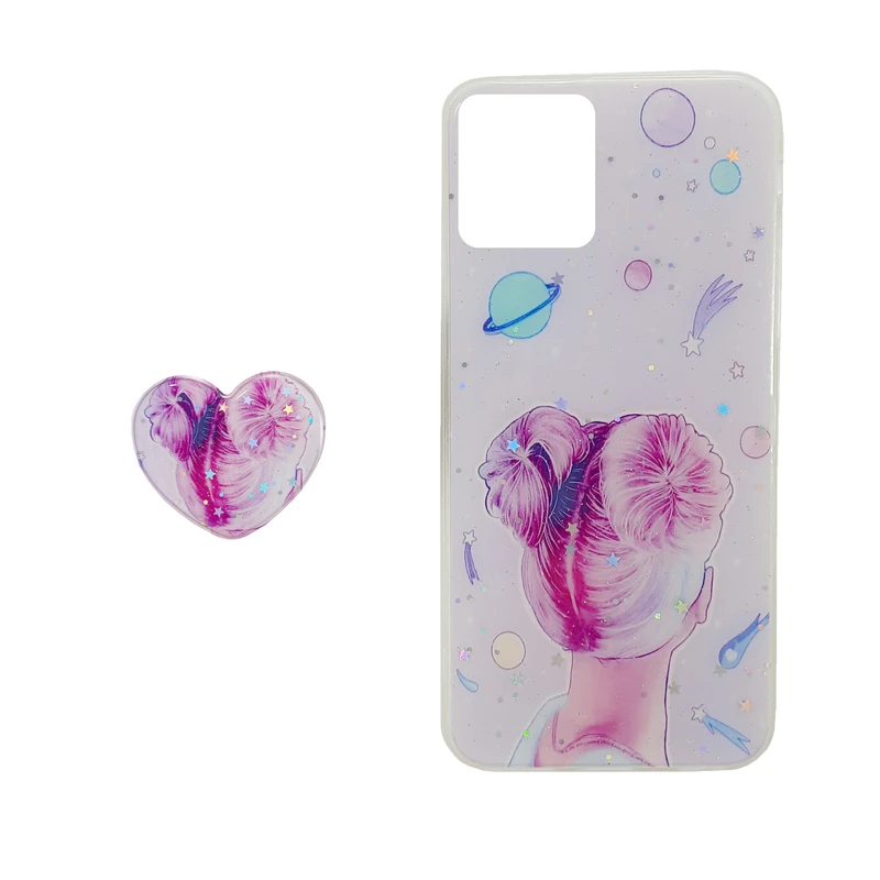 کاور مدل 12n مناسب برای گوشی موبایل اپلiphone 12 به همراه پاپ سوکت