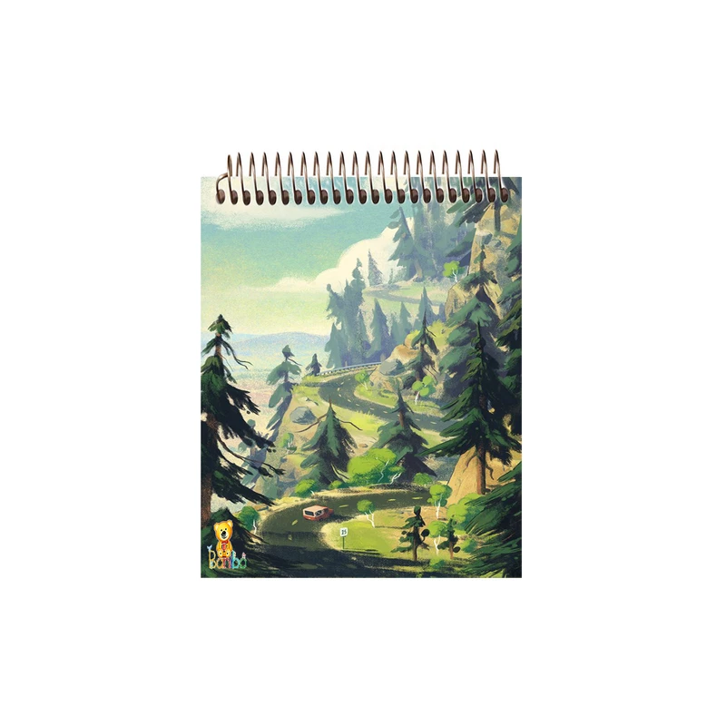 دفتر نقاشی 50 برگ بانیبو مدل طبیعت کد 293