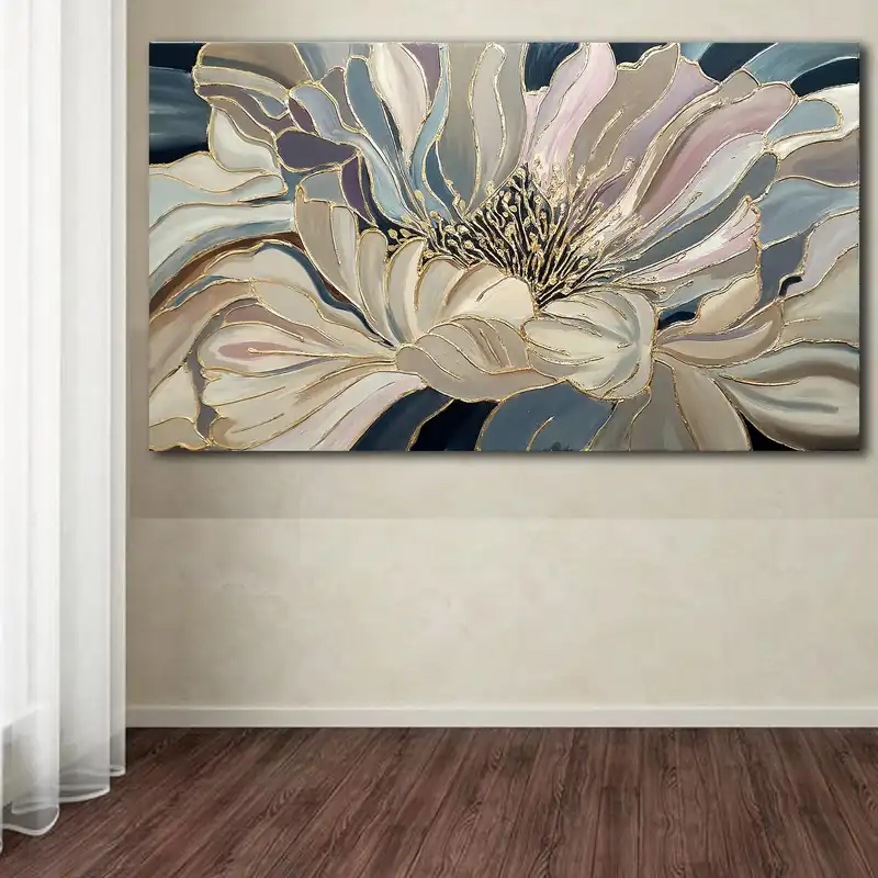 تابلو نقاشی مدل گل کد0065