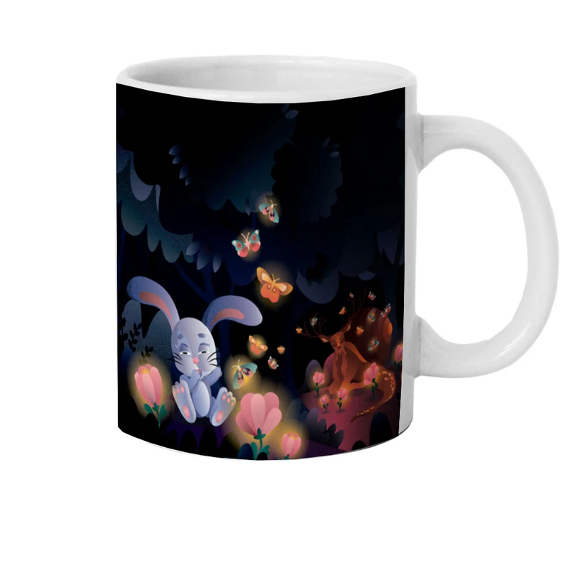 ماگ هومرو طرح دخترونه فانتزی مدل M791