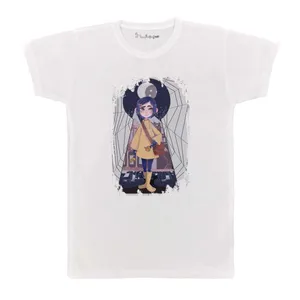 تی شرت بچگانه پرمانه طرح کورالین کد pmt.4815