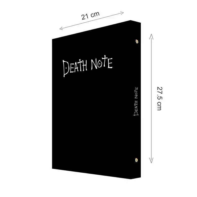 دفتر کلاسوری 100 برگ پدیده نقش مدل 26 حلقه کالکشن انیمه طرح دث نوت کد 04