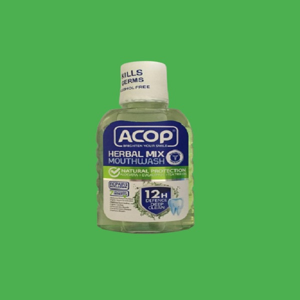 دهان شویه آکوپ مدل HERBAL حجم 300 میلی لیتر