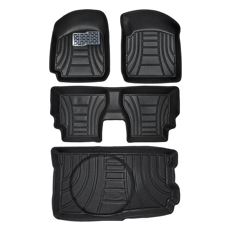 کفپوش سه بعدی خودرو پانیذ مدل MHLB مناسب برای پراید 111 به همراه کفپوش صندوق