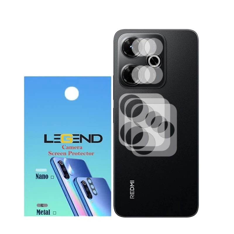 محافظ لنز دوربین لجند مدل نانو مناسب برای گوشی موبایل شیائومی Redmi 13X بسته 3 عددی