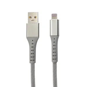 کابل تبدیل USB به لایتنینگ تی ان کا مدل برزنتی طول 1 متر