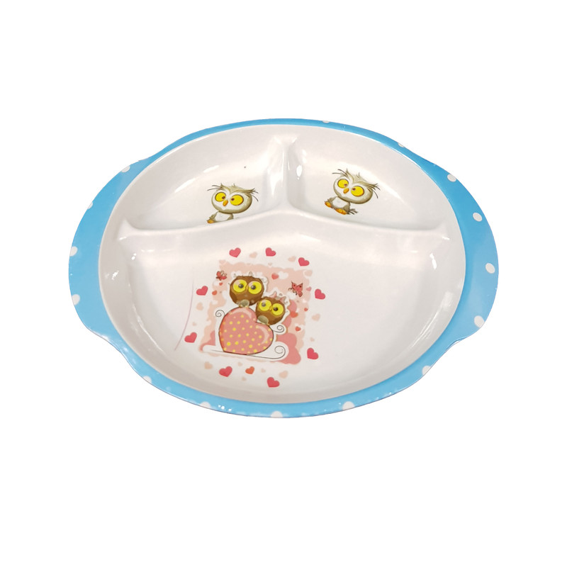 بشقاب کودک طرح جغد کد OBL_33