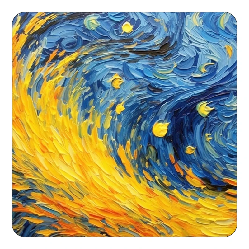 مگنت کاکتی طرح نقاشی رنگ روغن مدل mp73147