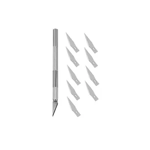 کاتر مدل قلمی Precision به همراه تیغ مجموعه 9 عددی