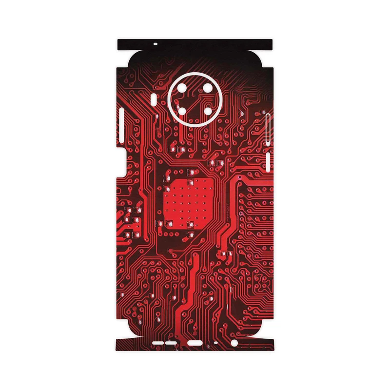 برچسب پوششی ماهوت مدل Red_Printed_Circuit_Board-FullSkin مناسب برای گوشی موبایل نوکیا X20