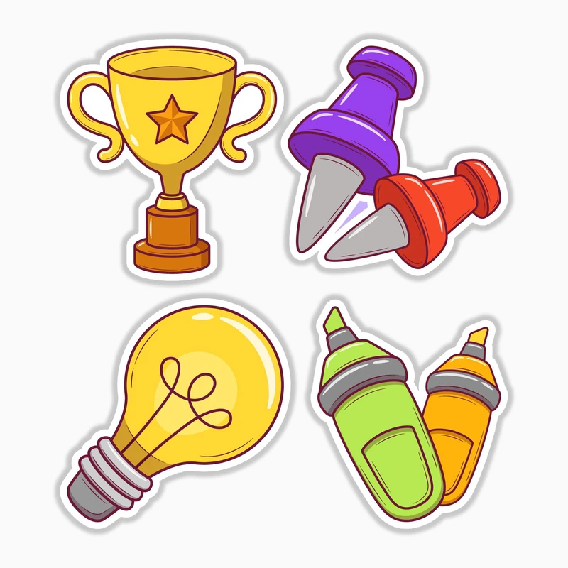 استیکر لپ تاپ و موبایل بووم طرح پین کد MA42 مجموعه 4 عددی