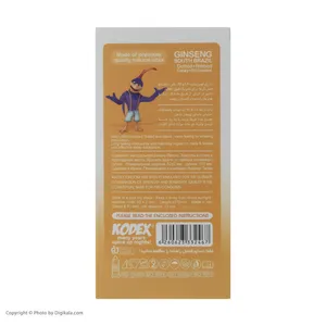  کاندوم کدکس مدل  (Coffee Delay) بسته 12 عددی به همراه کاندوم کدکس مدل(Ginseng) بسته 12 عددی