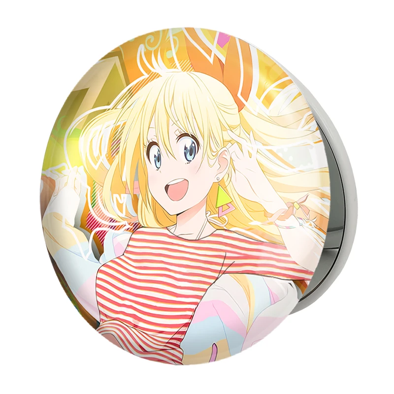 آینه جیبی خندالو طرح انیمه عشق دروغین مدل تاشو کد 17195 