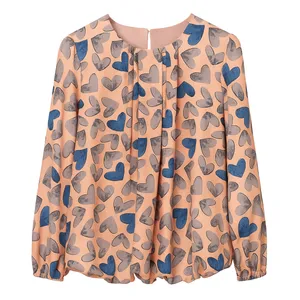 بلوز آستین بلند دخترانه مدل 136787