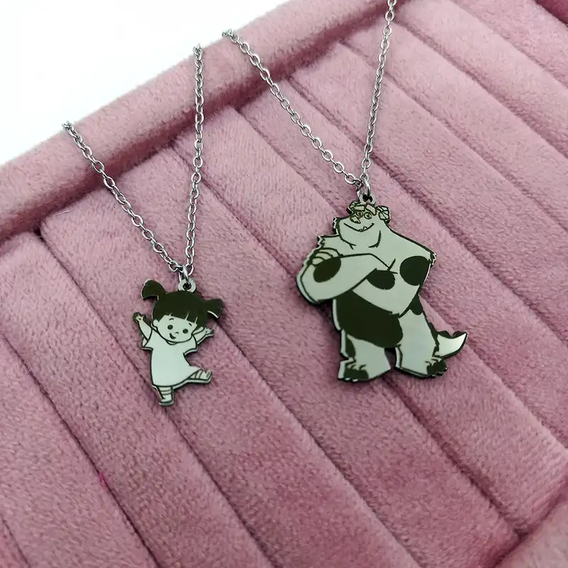 گردنبند زنانه مدل سالیوان و بو بسته دو عددی