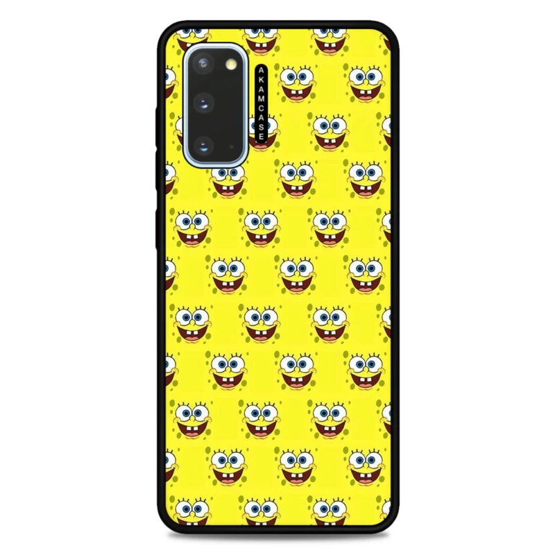 کاور آکام مدل AMC-WSGS20-SPONGE BOB12 مناسب برای گوشی موبایل سامسونگ Galaxy S20