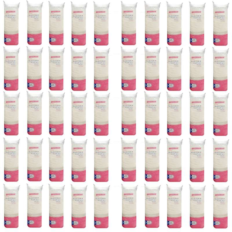 پنبه هیدروفیل بوژان مدل 27002-50 وزن 50 گرم مجموعه 50 عددی