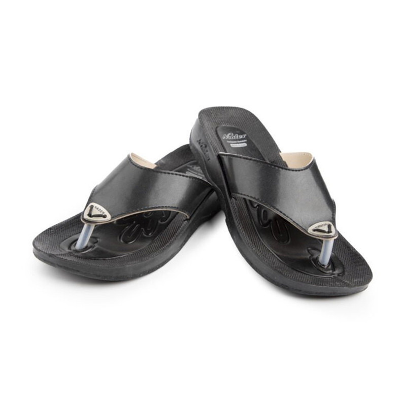 دمپایی لاانگشتی زنانه نادر کد 771 رنگ مشکی