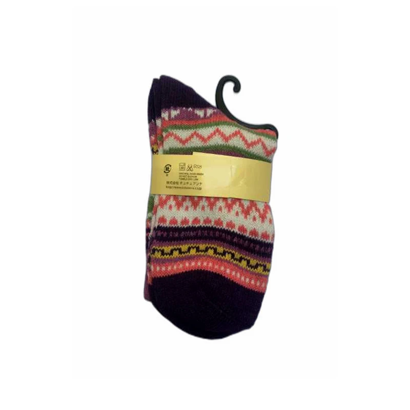 جوراب ساق بلند زنانه مدل بافت زمستونی کد 05