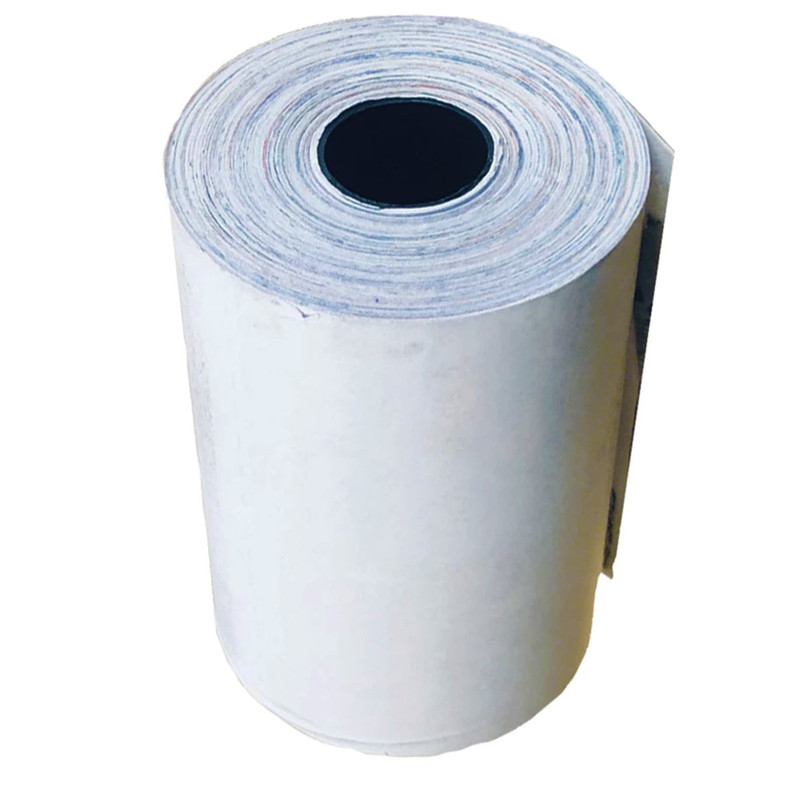 کاغذ رول پرینتر حرارتی مدل 140403 پشت چاپدار بسته 84 عددی