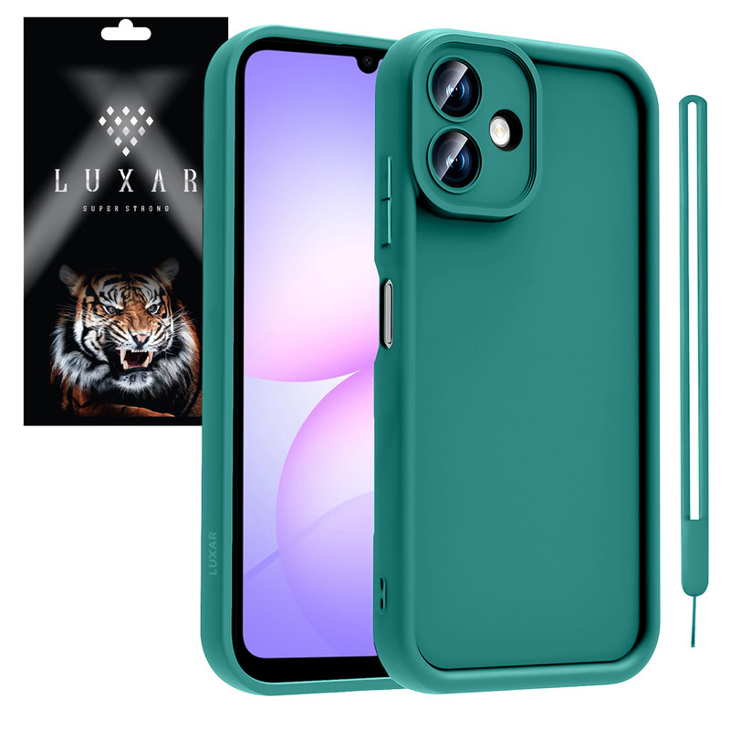 کاور لوکسار مدل a07 -Puffer band مناسب برای گوشی موبایل سامسونگ Galaxy A07 به همراه بند آویز