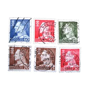 تمبر یادگاری مدل تاریخی دانمارک کد DS4802 مجموعه 6 عددی