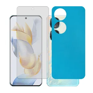 Glass together model transparent screen protector suitable for Honor 70 mobile phone with back cover sticker