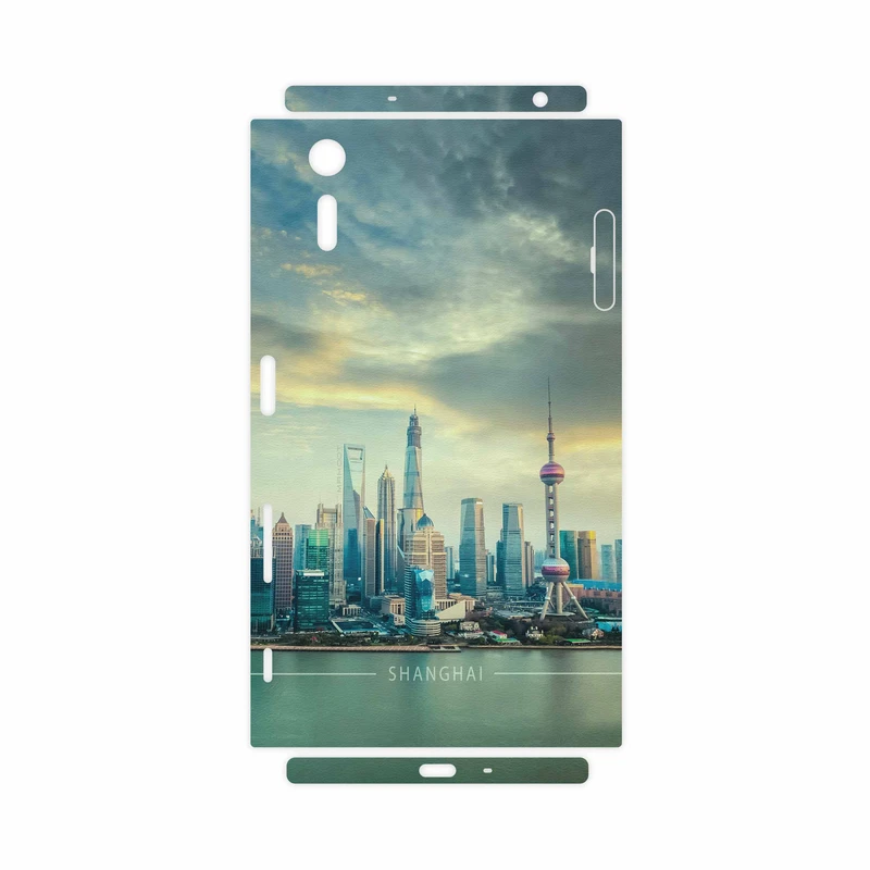 برچسب پوششی ماهوت مدل Shanghai City-FullSkin مناسب برای گوشی موبایل سونی Xperia XZ