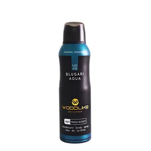 اسپری خوشبو کننده بدن مردانه وودلایک مدل BLUGARI AQUA حجم 200 میلی لیتر