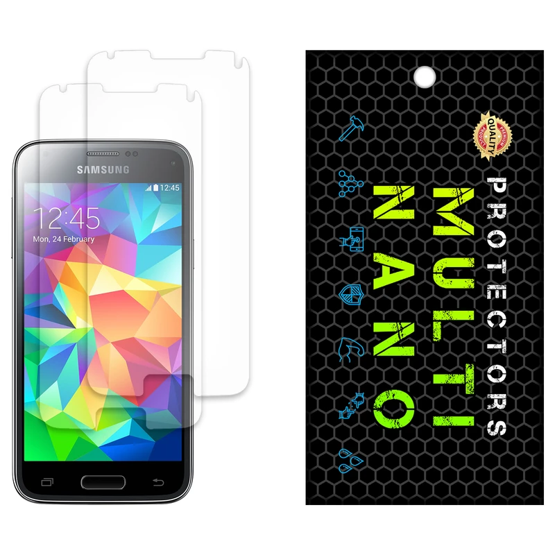 محافظ صفحه نمایش مات مولتی نانو مدل X-S2M مناسب برای گوشی موبایل سامسونگ Galaxy S5 Mini بسته دو عددی