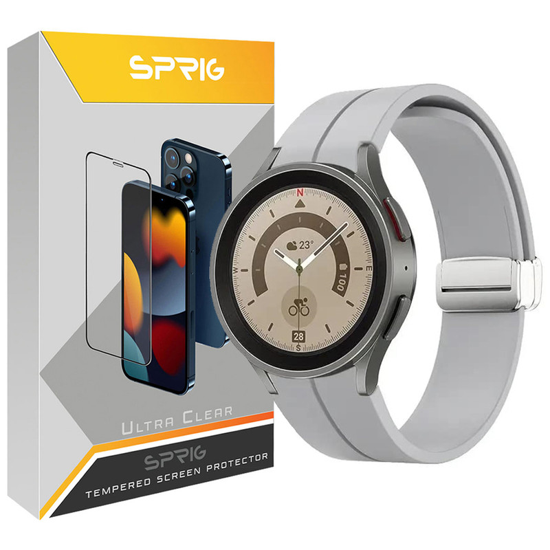 بند اسپریگ مدل Magnetic ORG مناسب برای ساعت هوشمند سامسونگ Galaxy Watch 5 40mm / Watch 5 44mm / Watch 5 Pro 45mm