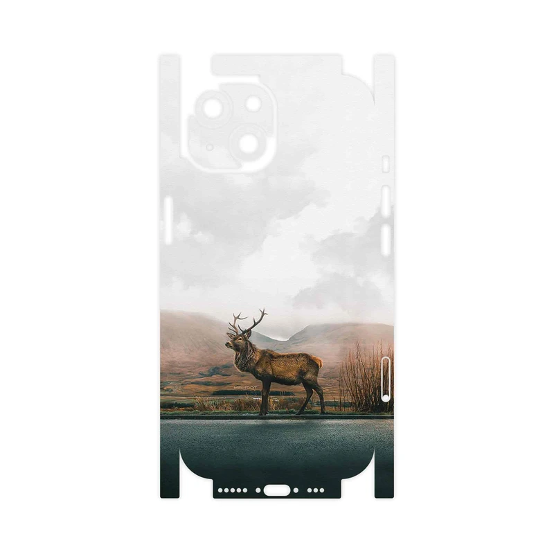 برچسب پوششی ماهوت مدل Horned_Deer-FullSkin مناسب برای گوشی موبایل اپل iPhone 15