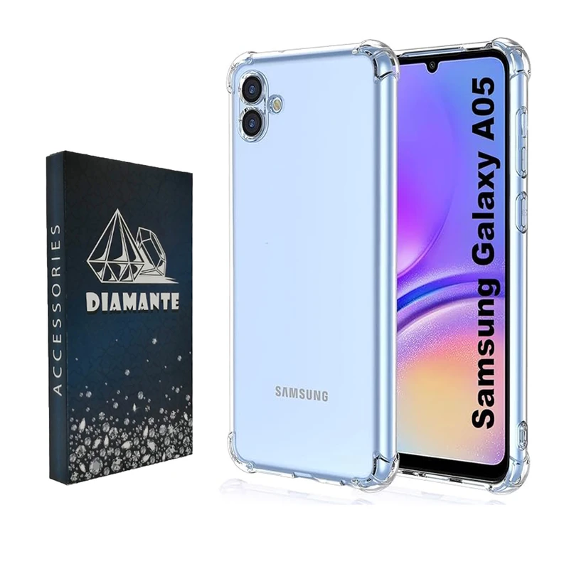 کاور دیامانته مدل Bianco Navy مناسب برای گوشی موبایل سامسونگ Galaxy A05