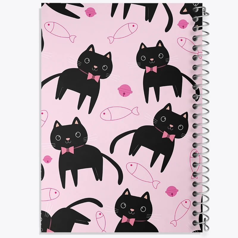 دفتر نت موسیقی 50 برگ خندالو مدل گربه (Cat) کد N980