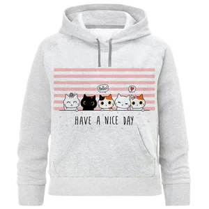 هودی دخترانه مدل گربه ها F1032