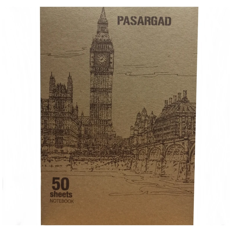 دفتر 50 برگ پاسارگاد مدل لندن کد 05