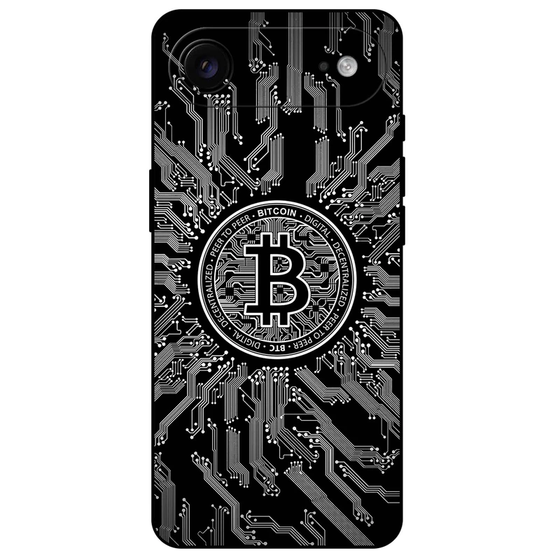 کاور مگافون طرح بیت کوین مدل 7737 مناسب برای گوشی موبایل اپل iPhone 17 Air