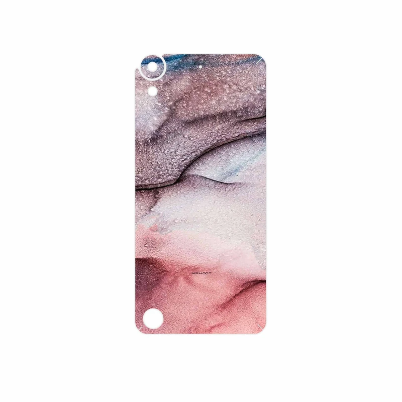 برچسب پوششی ماهوت مدل Smoky pink marble مناسب برای گوشی موبایل اچ تی سی Desire 630