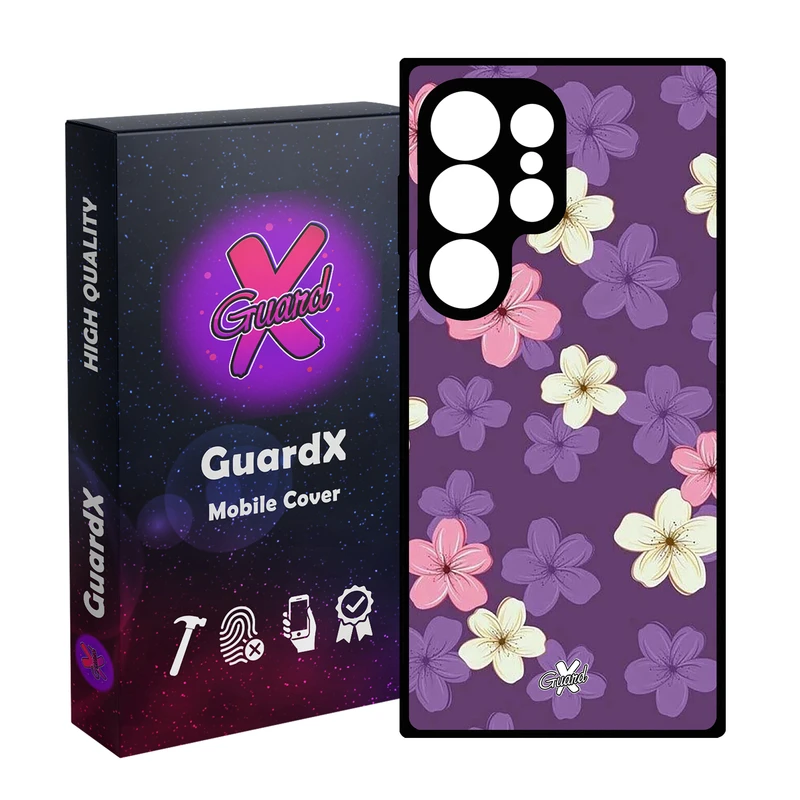 کاور گارد ایکس طرح گل مدل 10536 مناسب برای گوشی موبایل سامسونگ Galaxy S25 Ultra