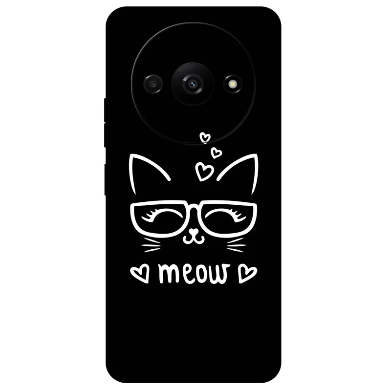 کاور مگافون طرح گربه مدل 7700 مناسب برای گوشی موبایل شیائومی Redmi A3 / A3x