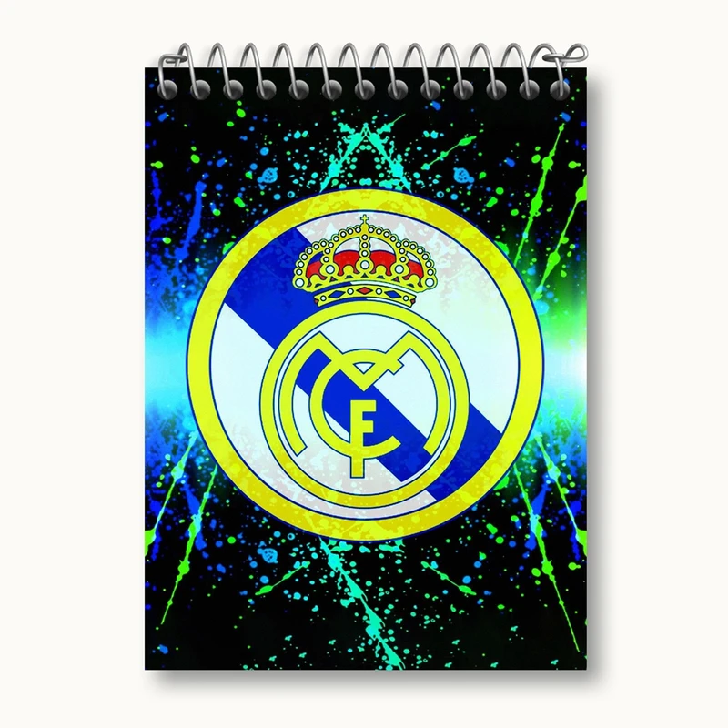 دفتر یادداشت 50 برگ خندالو مدل باشگاه رئال مادرید کد 26364