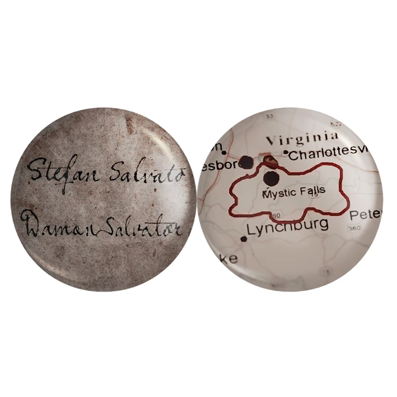 مگنت خندالو مدل خاطرات یک خون آشام The Vampire Diaries کد A209 مجموعه 2 عددی