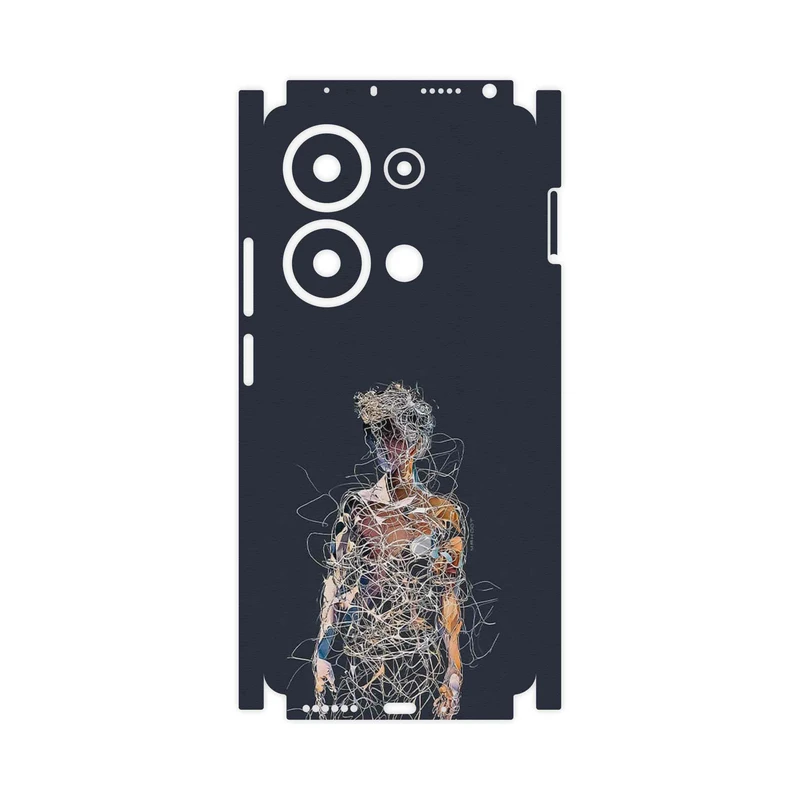برچسب پوششی ماهوت مدل Strings Digital Art 1-FullSkin مناسب برای گوشی موبایل شیائومی Redmi Note 13 Pro 4G