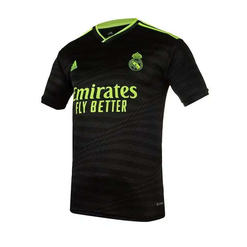 ست تی شرت آستین کوتاه و شلوارک ورزشی مردانه مدل رئال مادرید کد 23-2022 ISPS