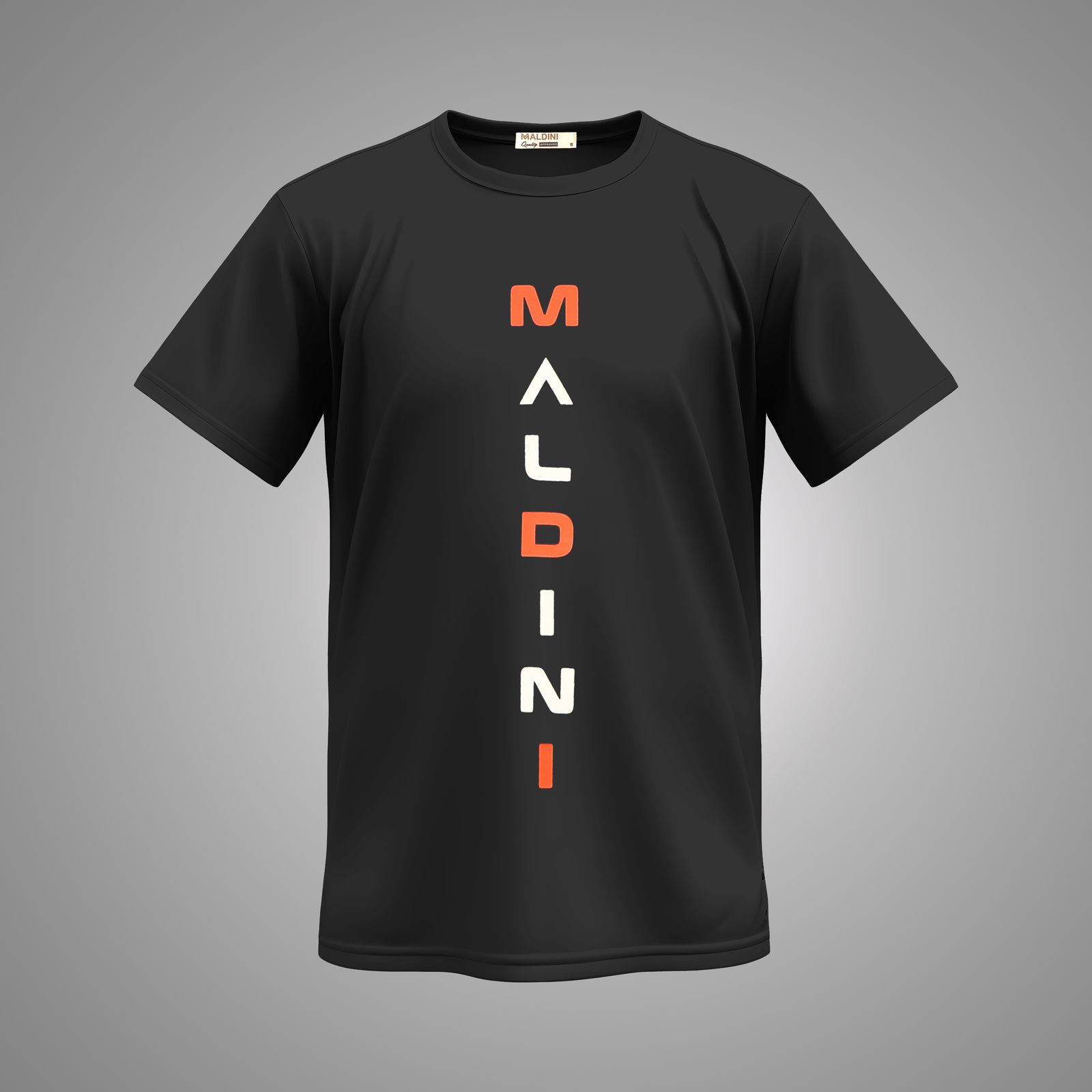 تی شرت آستین کوتاه مردانه مالدینی مدل عمودی T-257 -  - 3