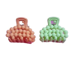 کلیپس مو دخترانه مدل مینی کلیپس شمعی بسته 2 عددی