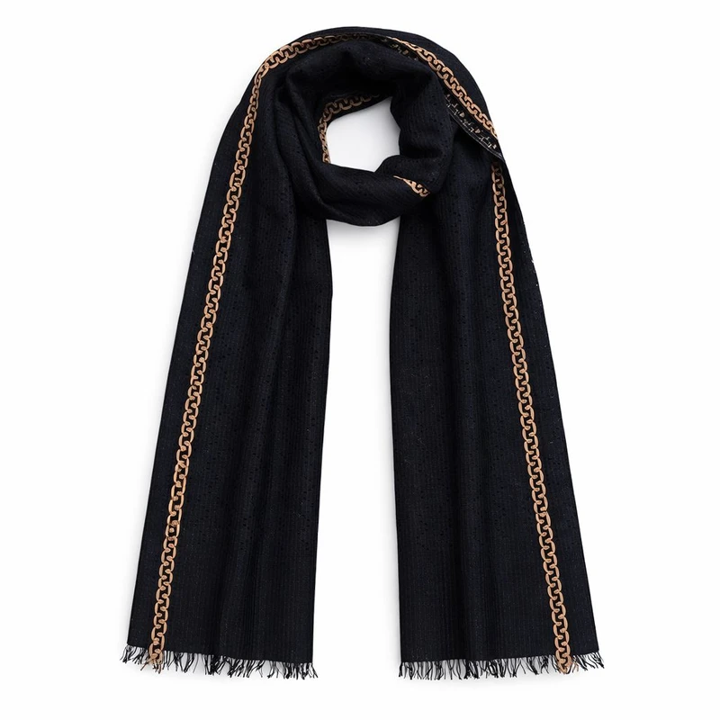 شال الیاف مصنوعی زنانه مدل Mahgol11 با طول و عرض Q90*45 سانتی‌متر