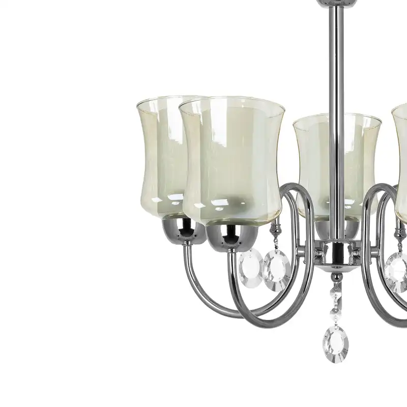 لوستر آویز پنج شعله چشمه نور کد 811/5