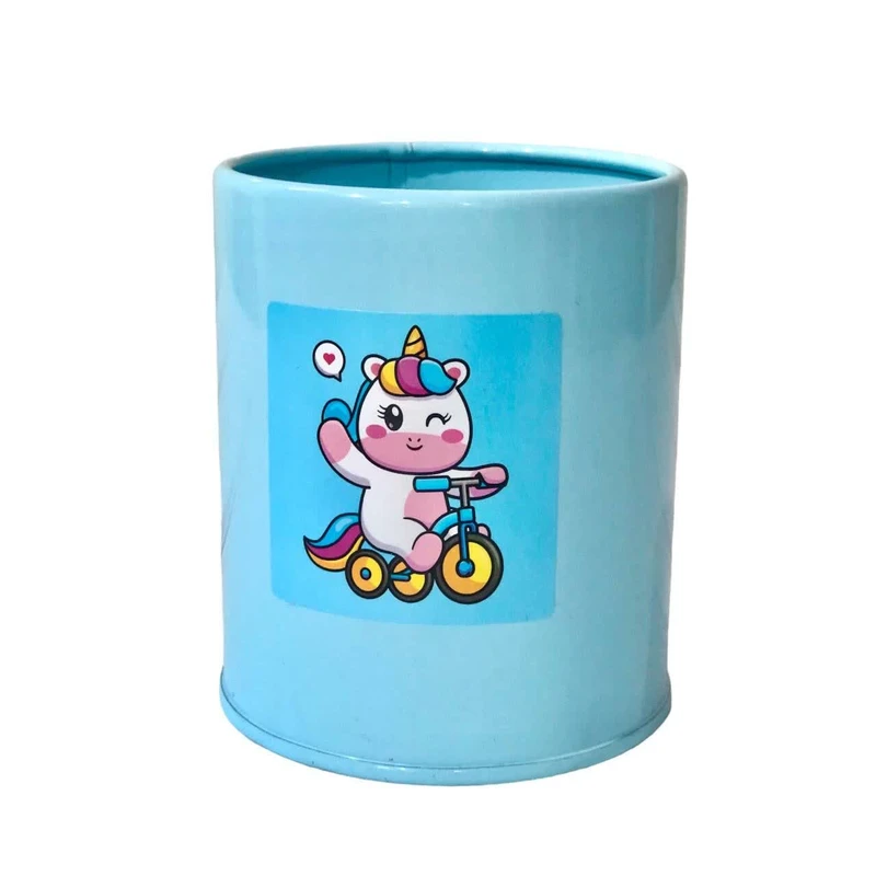 جامدادی رومیزی مدل فلزی طرح یونیکورن کد 05